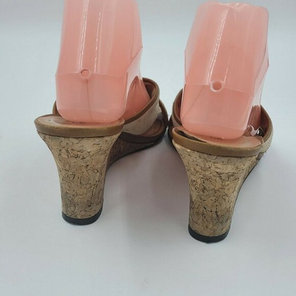 Tommy Bahama Valencia Women's Open Toe Cross Strap Wedge Sandals Size 10M - Picture 4 of 10